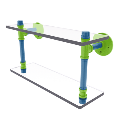 Hardwood Collection Double Glass Shelf Minnesota Edition