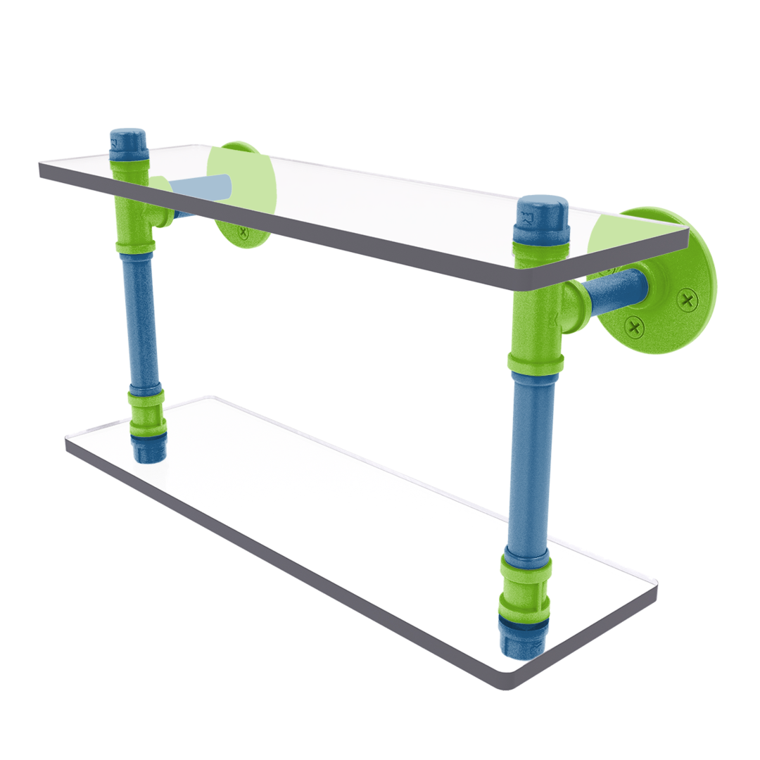 Hardwood Collection Double Glass Shelf Minnesota Edition