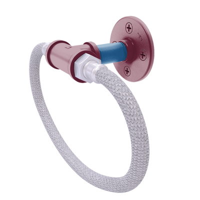 Slapshot Collection Towel Ring with Stainless Steel Braided Ring Colorado Edition