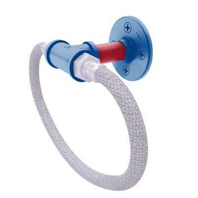 Slapshot Collection Towel Ring with Stainless Steel Braided Ring Winnipeg Edition