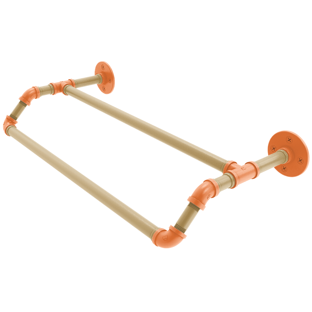 Slapshot Collection Double Towel Bar Anaheim Edition