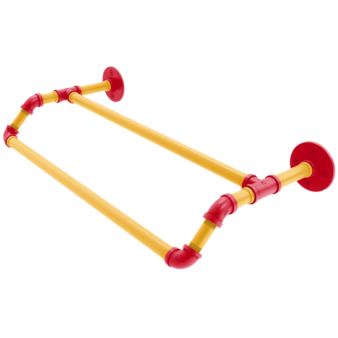 Slapshot Collection Double Towel Bar Calgary Edition