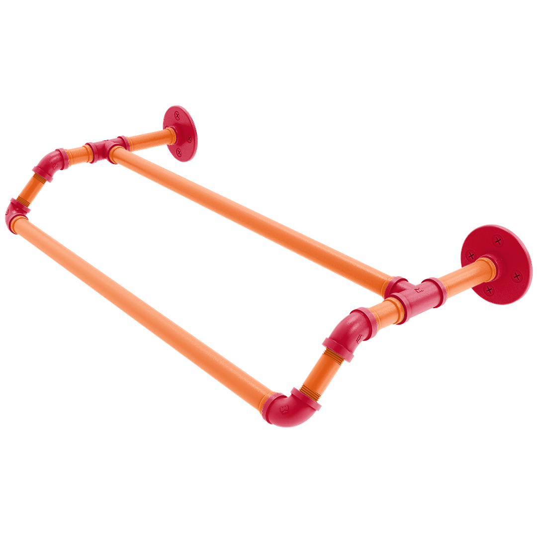 Slapshot Collection Double Towel Bar Chicago Edition
