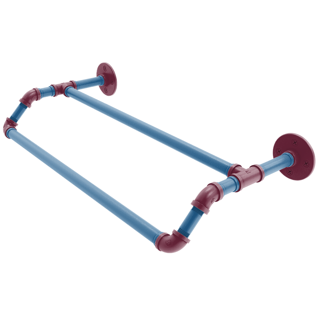 Slapshot Collection Double Towel Bar Colorado Edition