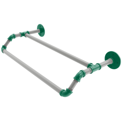 Slapshot Collection Double Towel Bar Dallas Edition