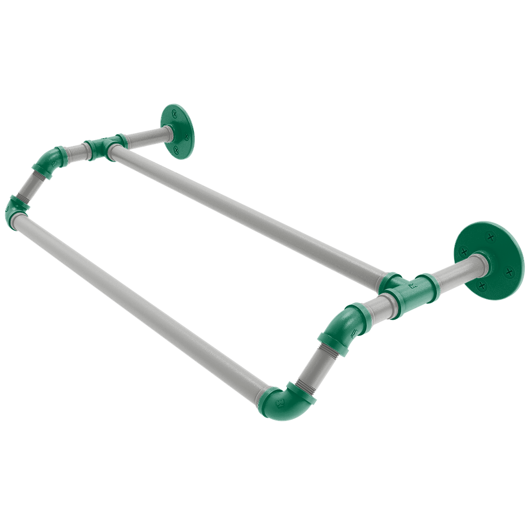 Slapshot Collection Double Towel Bar Dallas Edition
