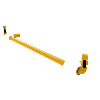 Slapshot Collection Towel Bar with Integrated Hooks Boston Edition
