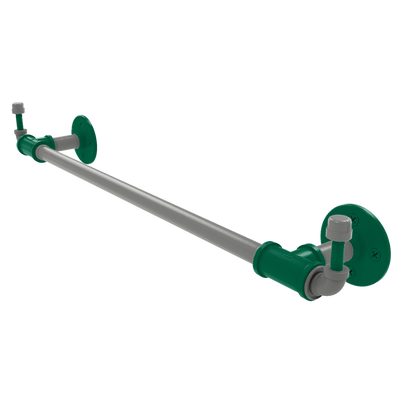 Slapshot Collection Towel Bar with Integrated Hooks Dallas Edition