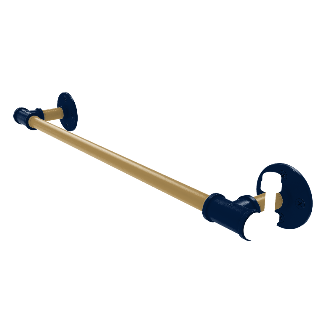 Slapshot Collection Towel Bar with Integrated Hooks Florida Edition