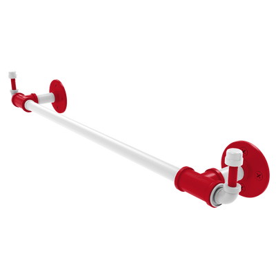 Slapshot Collection Towel Bar with Integrated Hooks New Jersey Edition