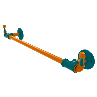 Slapshot Collection Towel Bar with Integrated Hooks San Jose Edition