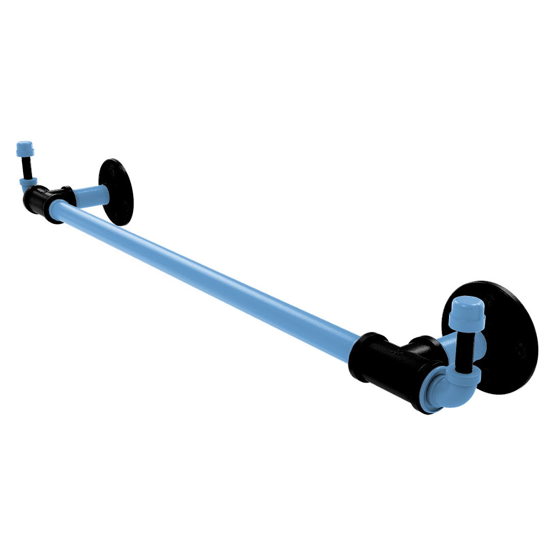Slapshot Collection Towel Bar with Integrated Hooks Utah Edition