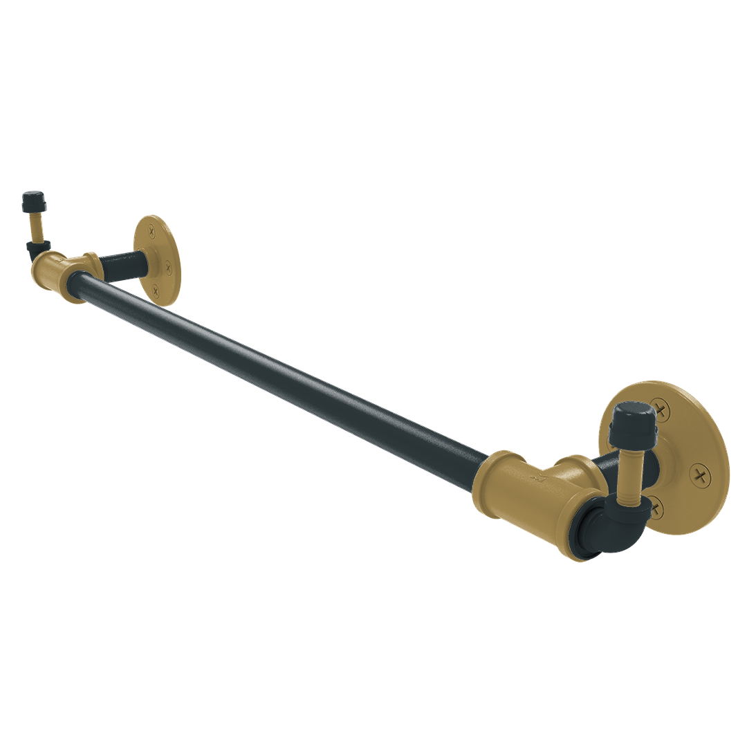 Slapshot Collection Towel Bar with Integrated Hooks Vegas Edition
