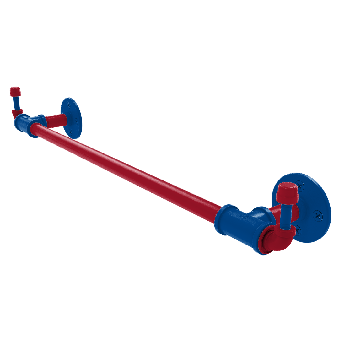 Slapshot Collection Towel Bar with Integrated Hooks Winnipeg Edition