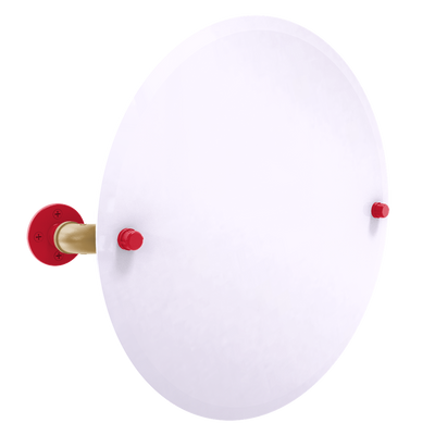 Slapshot Collection Frameless Oval Wall Mounted Tilt Mirror Ottawa Edition