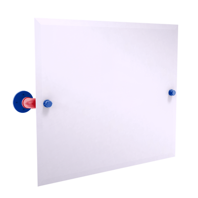 Slapshot Collection Landscape Rectangular Wall Mounted Tilt Mirror New York Big Apple Edition