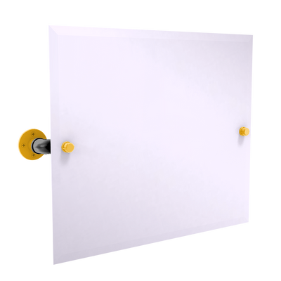 Slapshot Collection Landscape Rectangular Wall Mounted Tilt Mirror Pittsburgh Edition