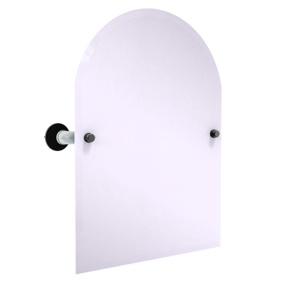 Slapshot Collection Frameless Arched Top Wall Mounted Tilt Mirror Los Angeles Edition