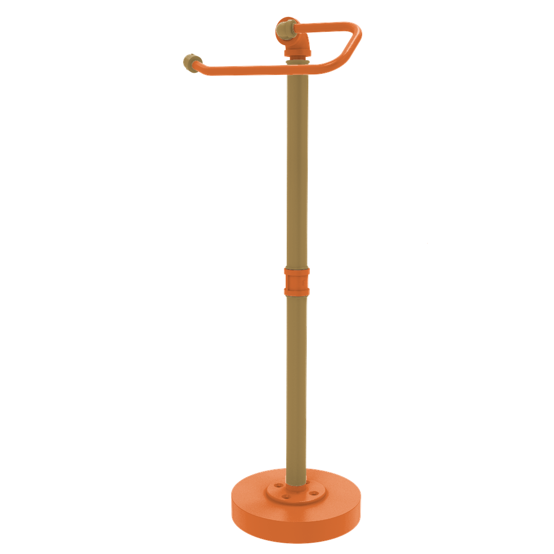 Slapshot Collection Freestanding Euro Style Toilet Tissue Stand Anaheim Edition