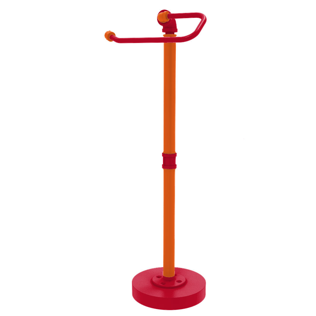 Slapshot Collection Freestanding Euro Style Toilet Tissue Stand Chicago Edition