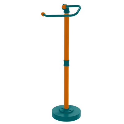 Slapshot Collection Freestanding Euro Style Toilet Tissue Stand San Jose Edition