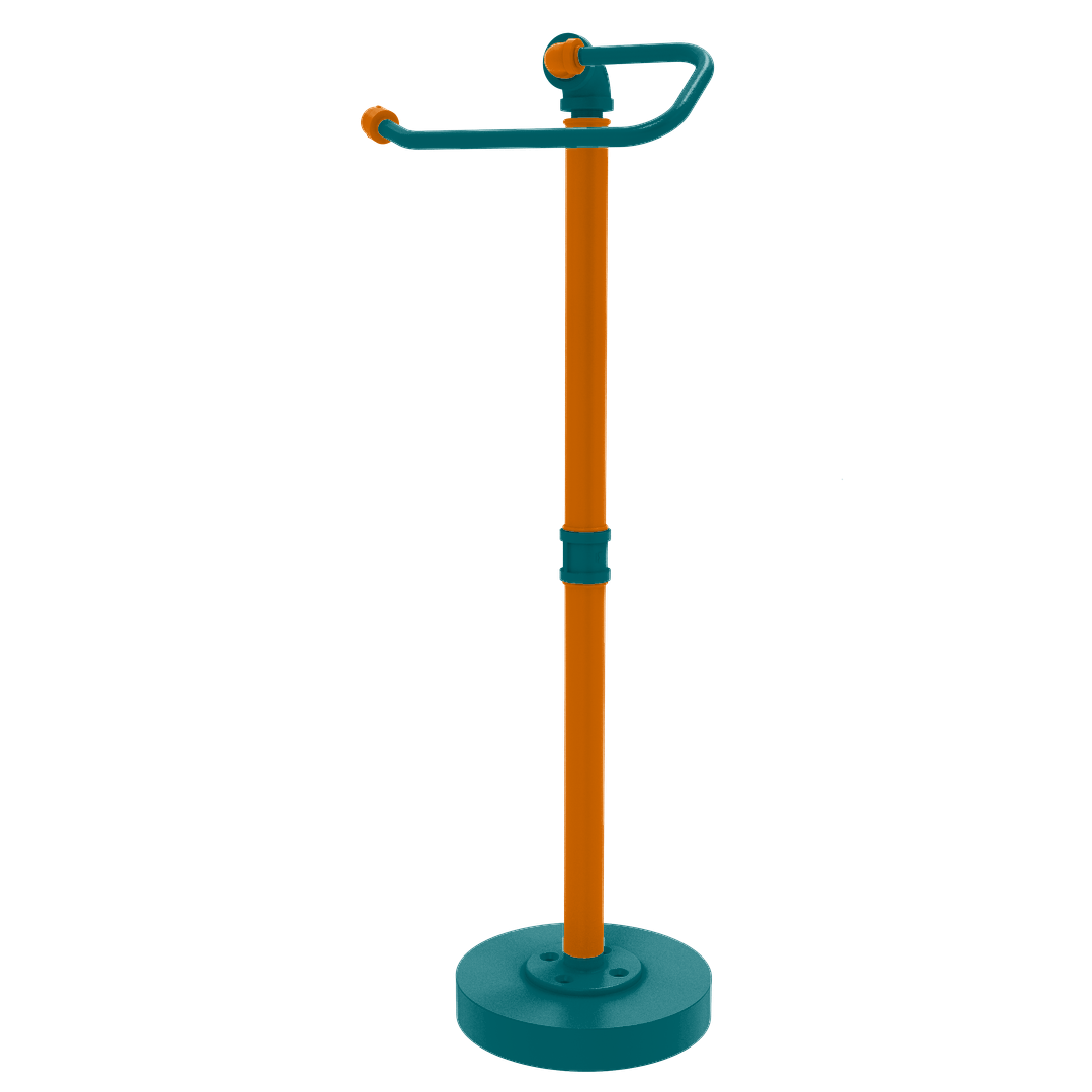 Slapshot Collection Freestanding Euro Style Toilet Tissue Stand San Jose Edition