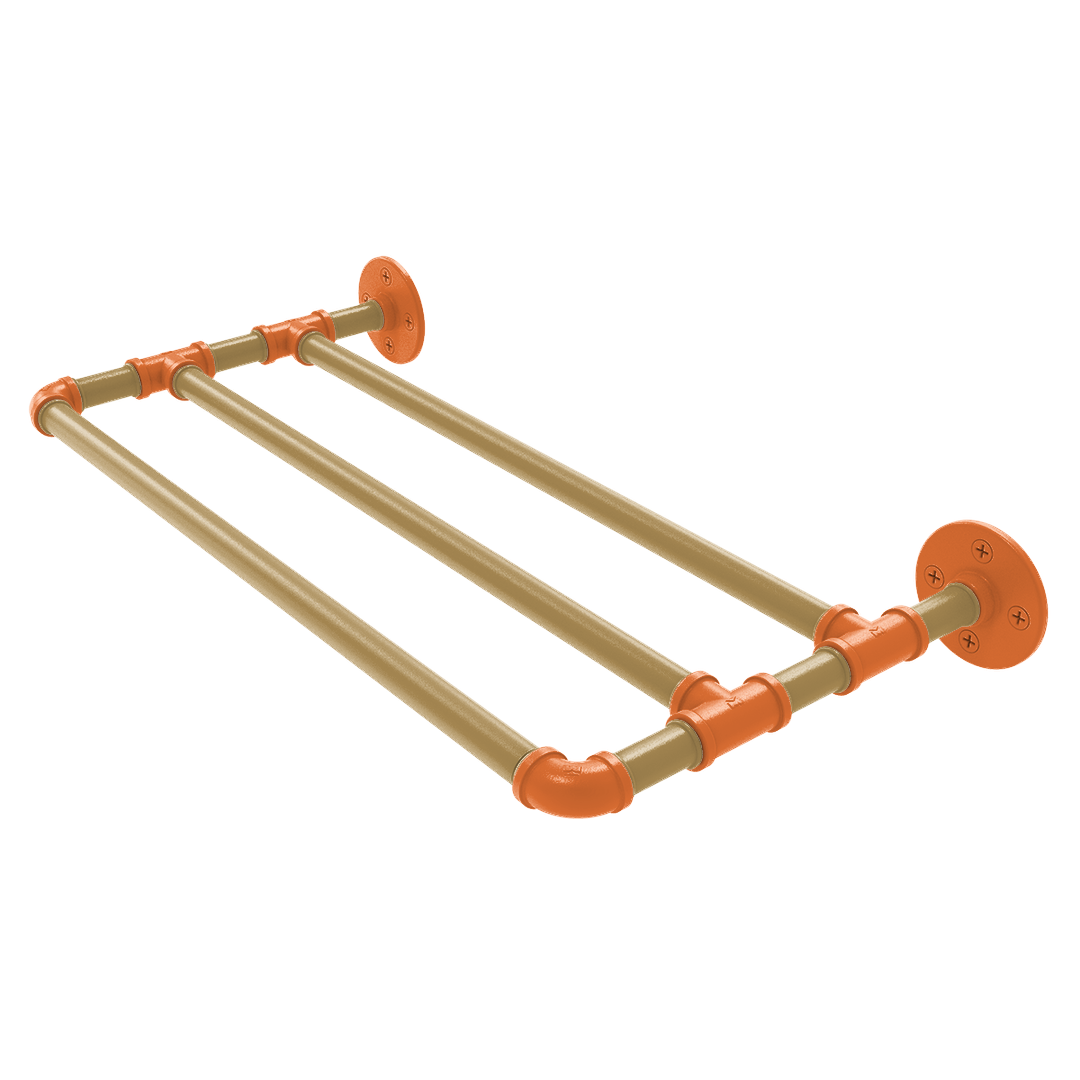 Slapshot Collection Wall Mounted Towel Shelf Anaheim Edition