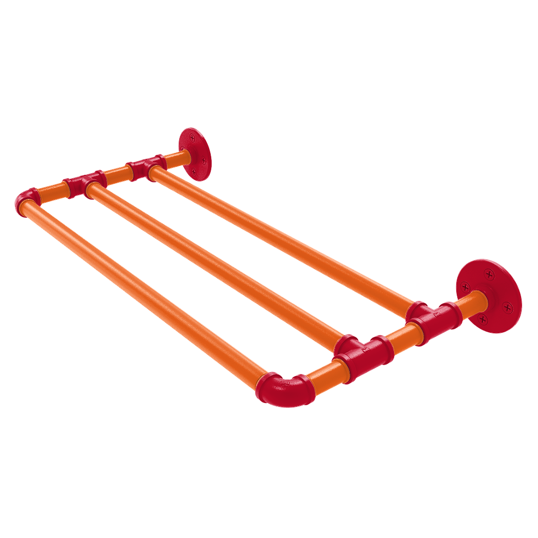 Slapshot Collection Wall Mounted Towel Shelf Chicago Edition