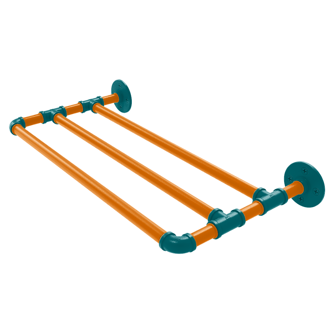 Slapshot Collection Wall Mounted Towel Shelf San Jose Edition