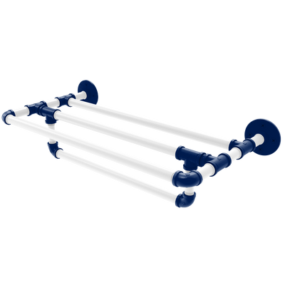 Slapshot Collection Wall Mounted Towel Shelf with Towel Bar Toronto Edition