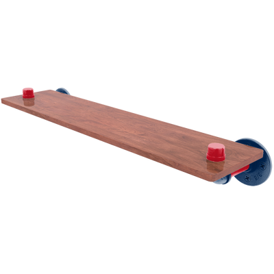 Slapshot Collection Wood Shelf Columbus Edition