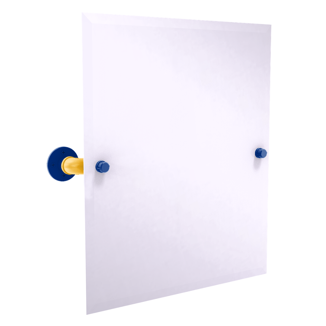 Slapshot Collection Frameless Rectangular Wall Mounted Tilt Mirror Buffalo Edition