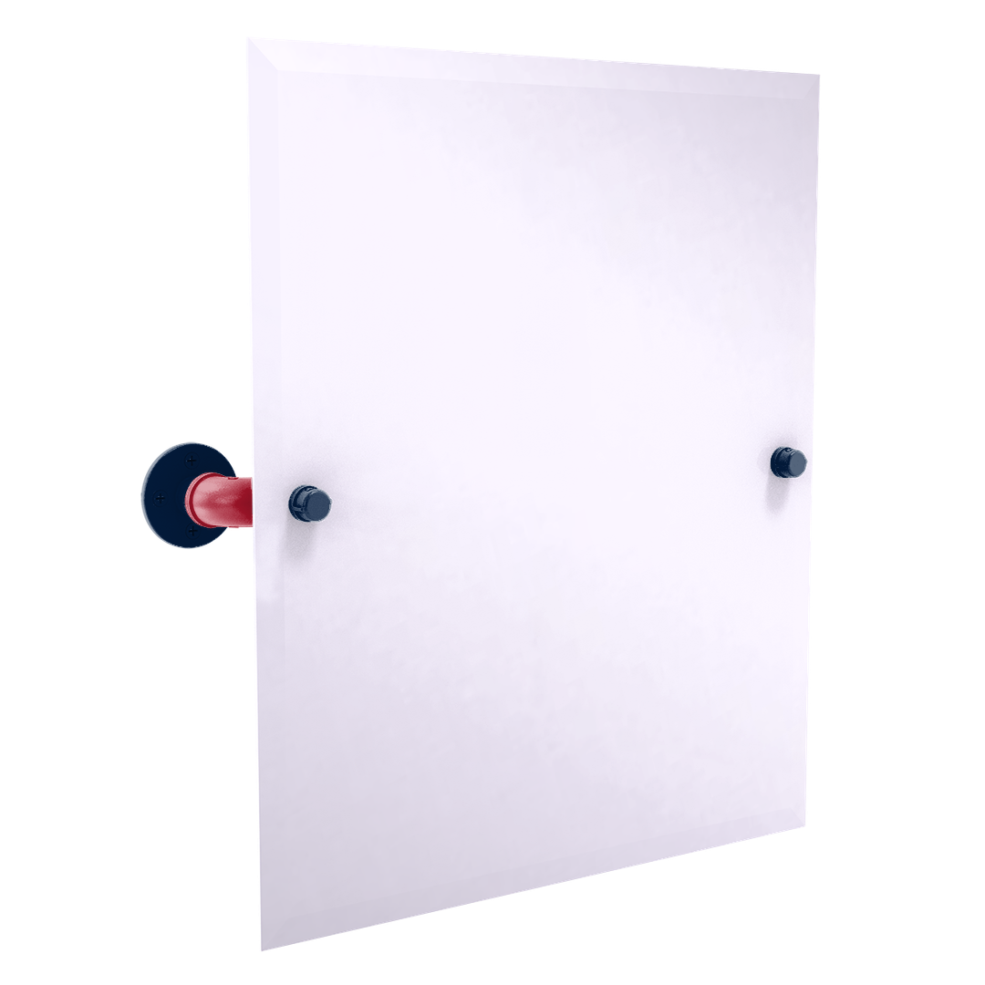 Slapshot Collection Frameless Rectangular Wall Mounted Tilt Mirror Winnipeg Edition