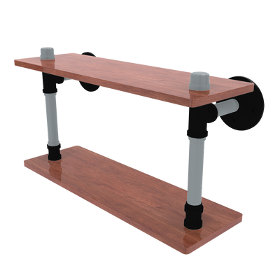 Slapshot Collection Wood Double Shelf Los Angeles Edition
