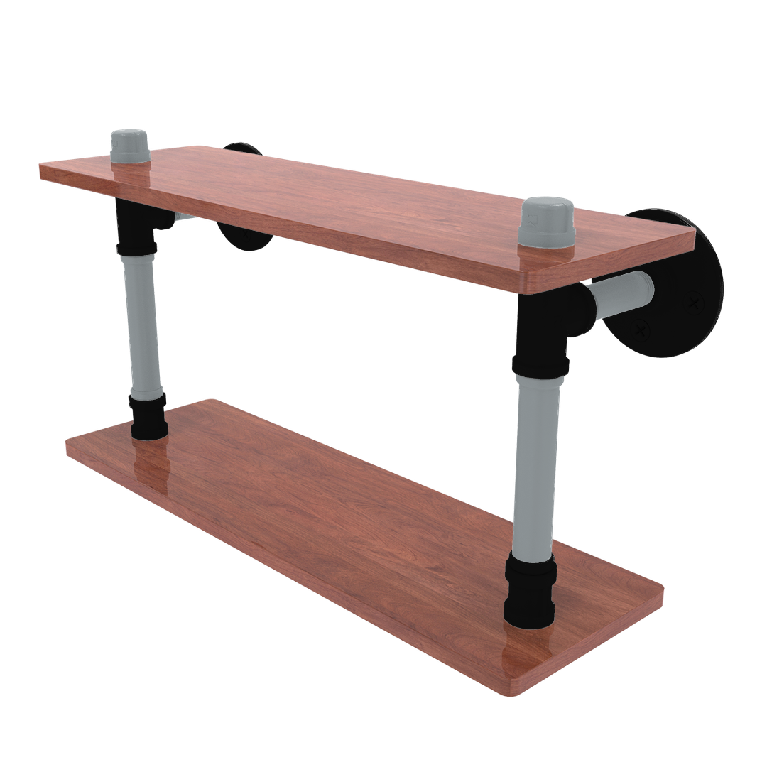 Slapshot Collection Wood Double Shelf Los Angeles Edition