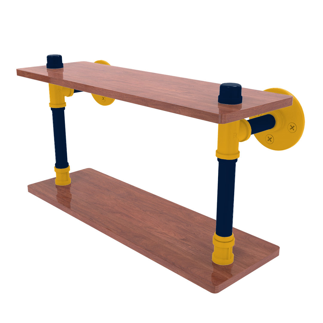 Slapshot Collection Wood Double Shelf Nashville Edition