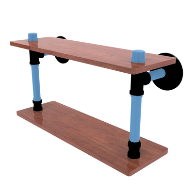 Slapshot Collection Wood Double Shelf Utah Edition