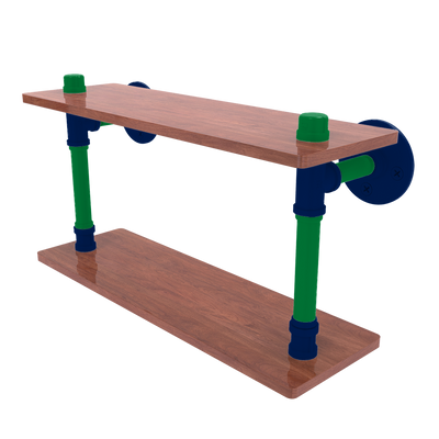 Slapshot Collection Wood Double Shelf Vancouver Edition