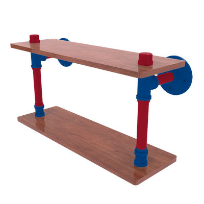 Slapshot Collection Wood Double Shelf Winnipeg Edition