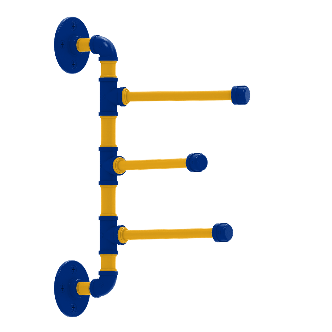 Slapshot Collection 3 Swing Arm Vertical Towel Bar Buffalo Edition