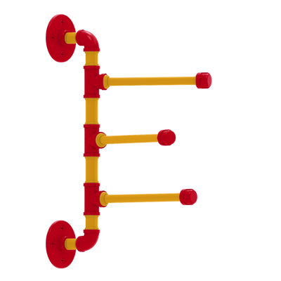 Slapshot Collection 3 Swing Arm Vertical Towel Bar Calgary Edition
