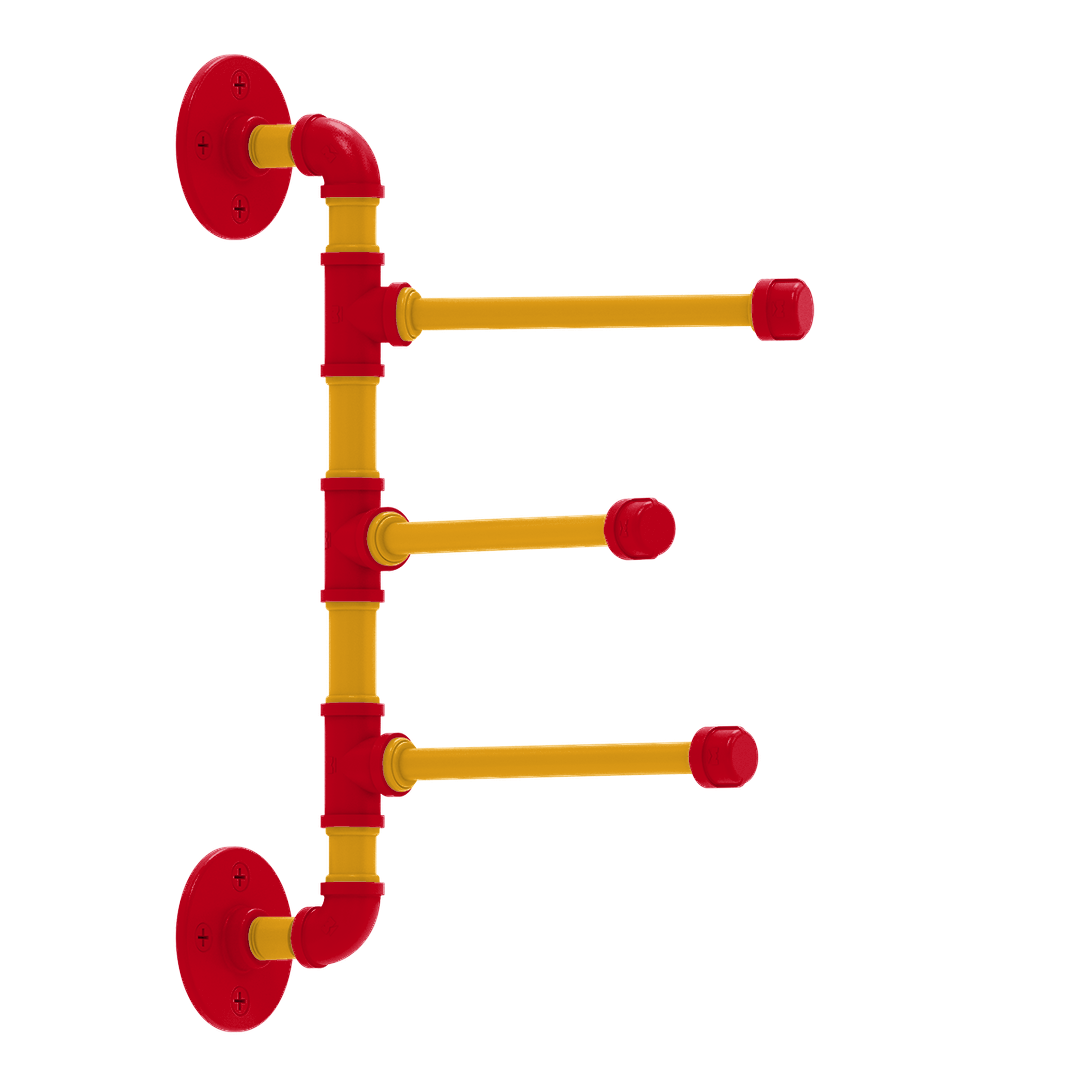 Slapshot Collection 3 Swing Arm Vertical Towel Bar Calgary Edition