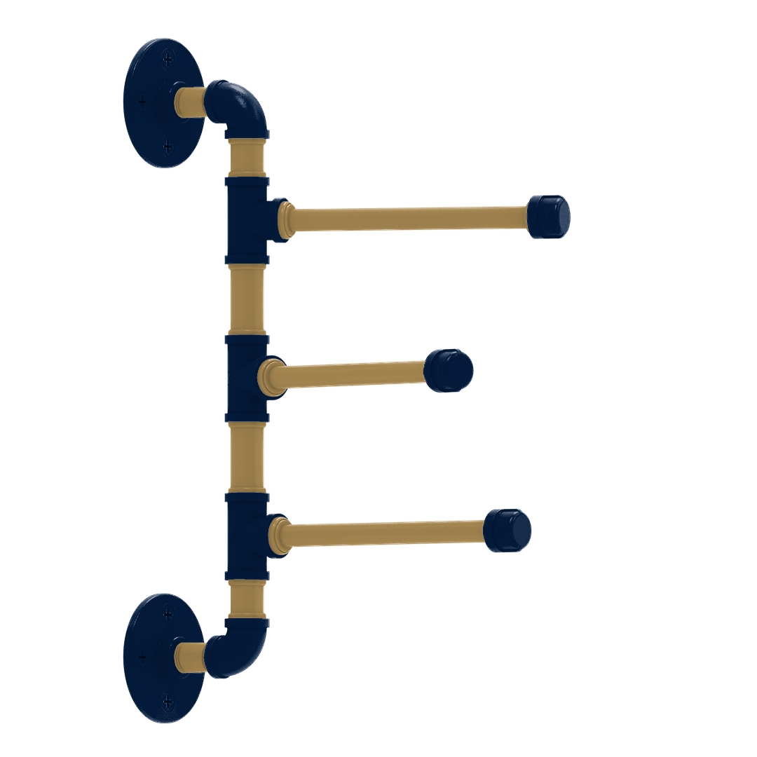 Slapshot Collection 3 Swing Arm Vertical Towel Bar Florida Edition