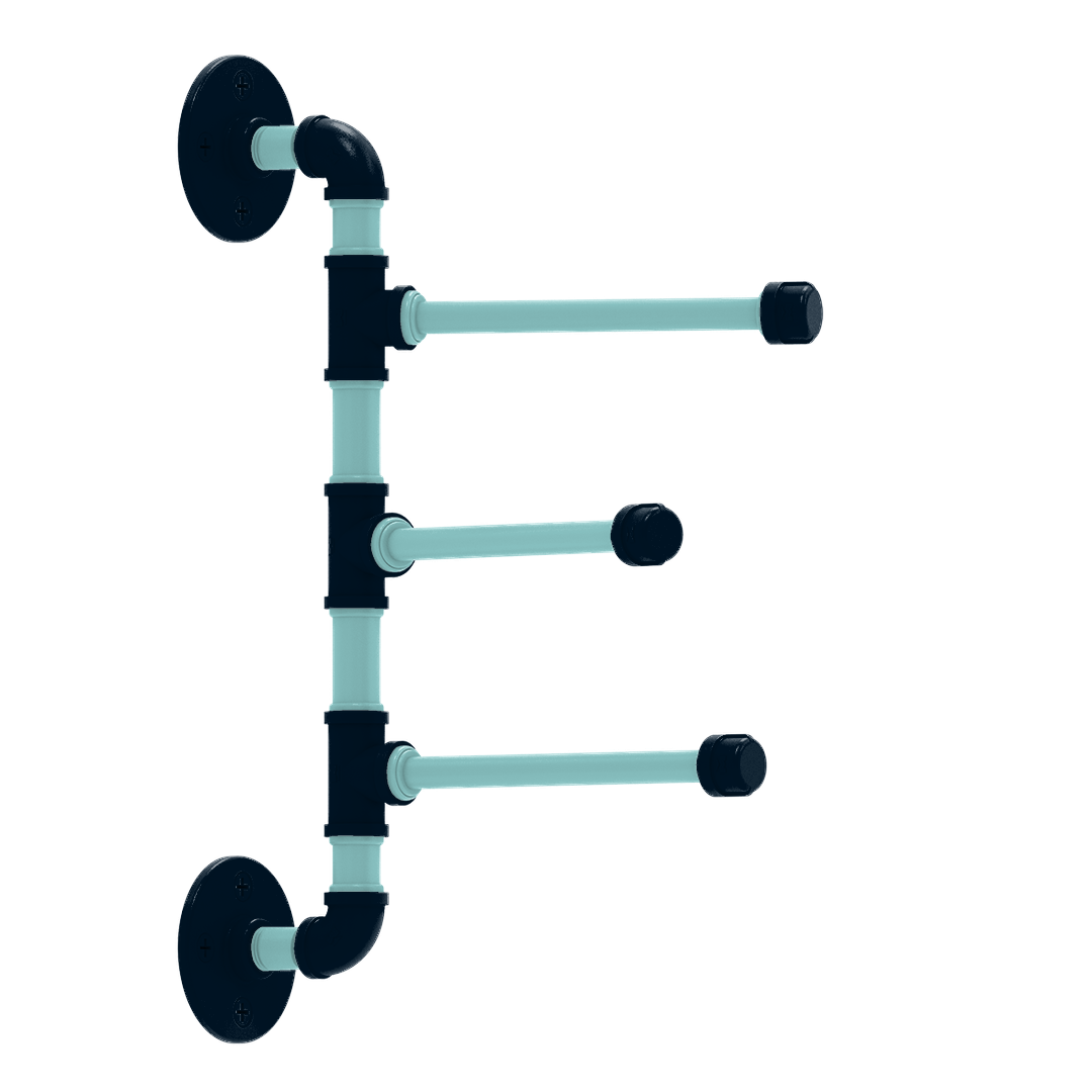 Slapshot Collection 3 Swing Arm Vertical Towel Bar Seattle Edition