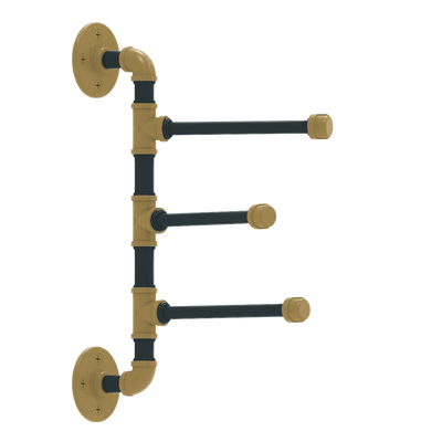 Slapshot Collection 3 Swing Arm Vertical Towel Bar Vegas Edition
