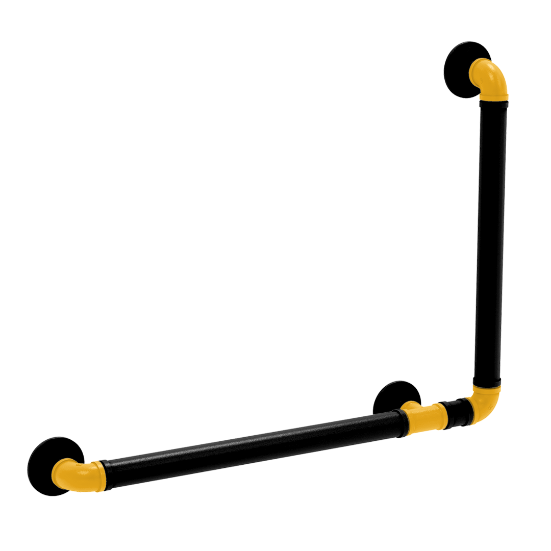 Slapshot Collection 90 Degree Grab Bar Right Hand Boston Edition