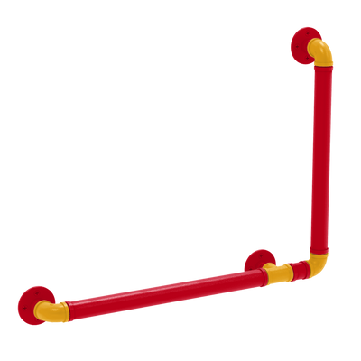 Slapshot Collection 90 Degree Grab Bar Right Hand Calgary Edition