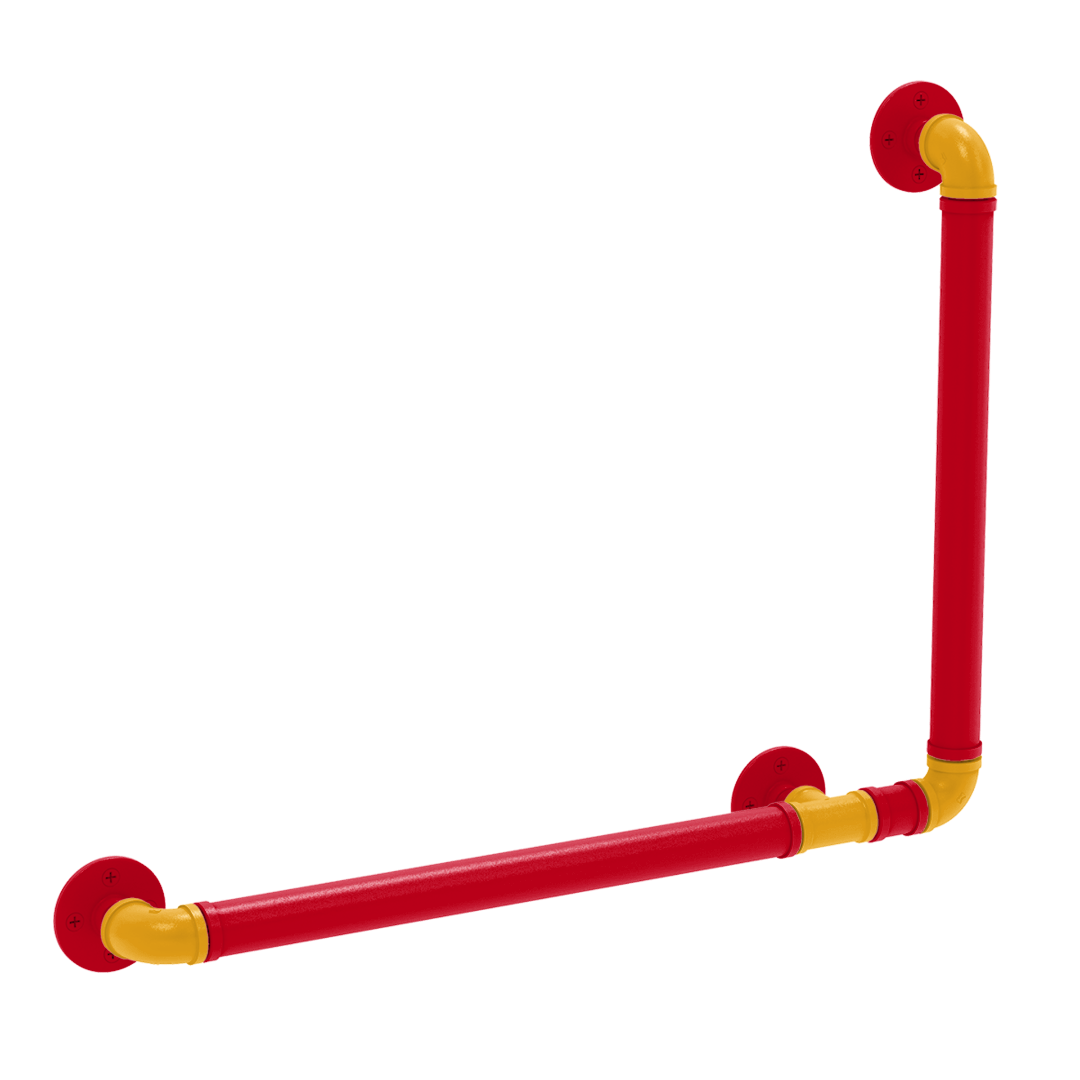 Slapshot Collection 90 Degree Grab Bar Right Hand Calgary Edition