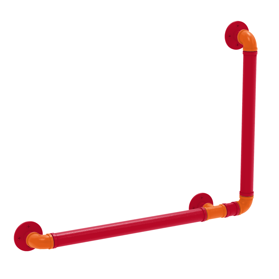 Slapshot Collection 90 Degree Grab Bar Right Hand Chicago Edition
