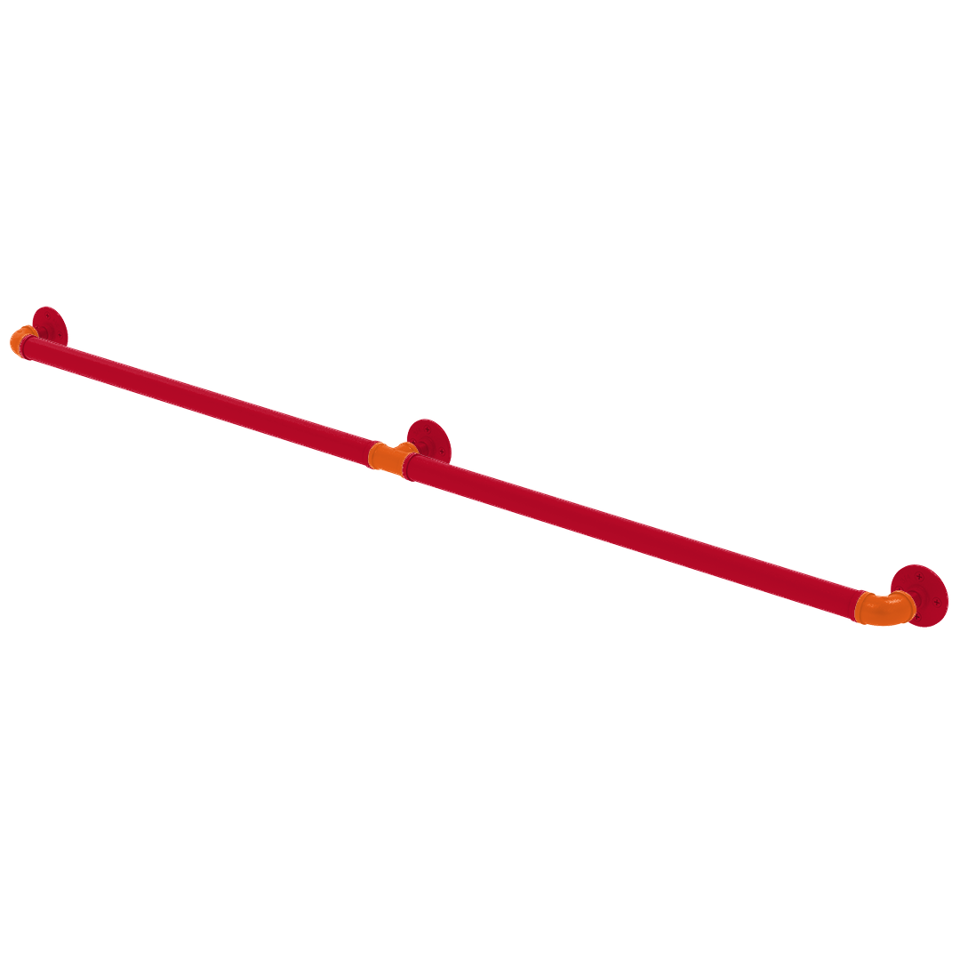 Slapshot Collection Extended 3 Post Grab Bar Chicago Edition